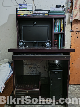 computer table cum Full computer setup